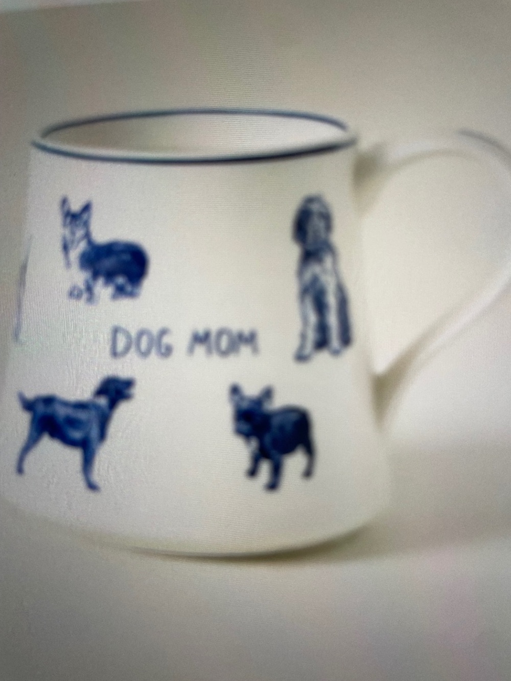 ❤️ ANTHROPOLOGIE MOLLY HATCH DOG MUG STONEWARE MUG NEW